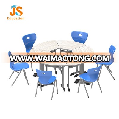 JS Modular classroom learning table collaborative school furniture