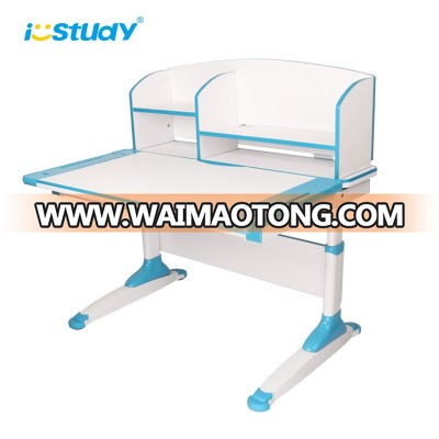 Adjustable to move blue student table