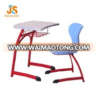 Old educational school furniture student desk and chair from china