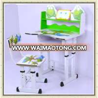 Adjustable Carton Folding Children Kids Study Table and Chair Set